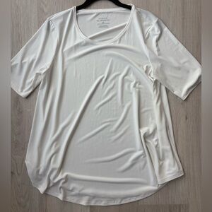 Chico's White Ultimate Tee. Size Chico's 1.